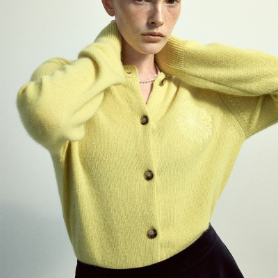 RACCOON 圓領外套 BLENDED CARDIGAN ROUND NECK